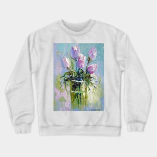 Delicate tulips Crewneck Sweatshirt